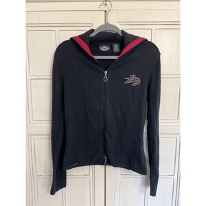 Harley Davidson size small women’s zip up cardigan sweater